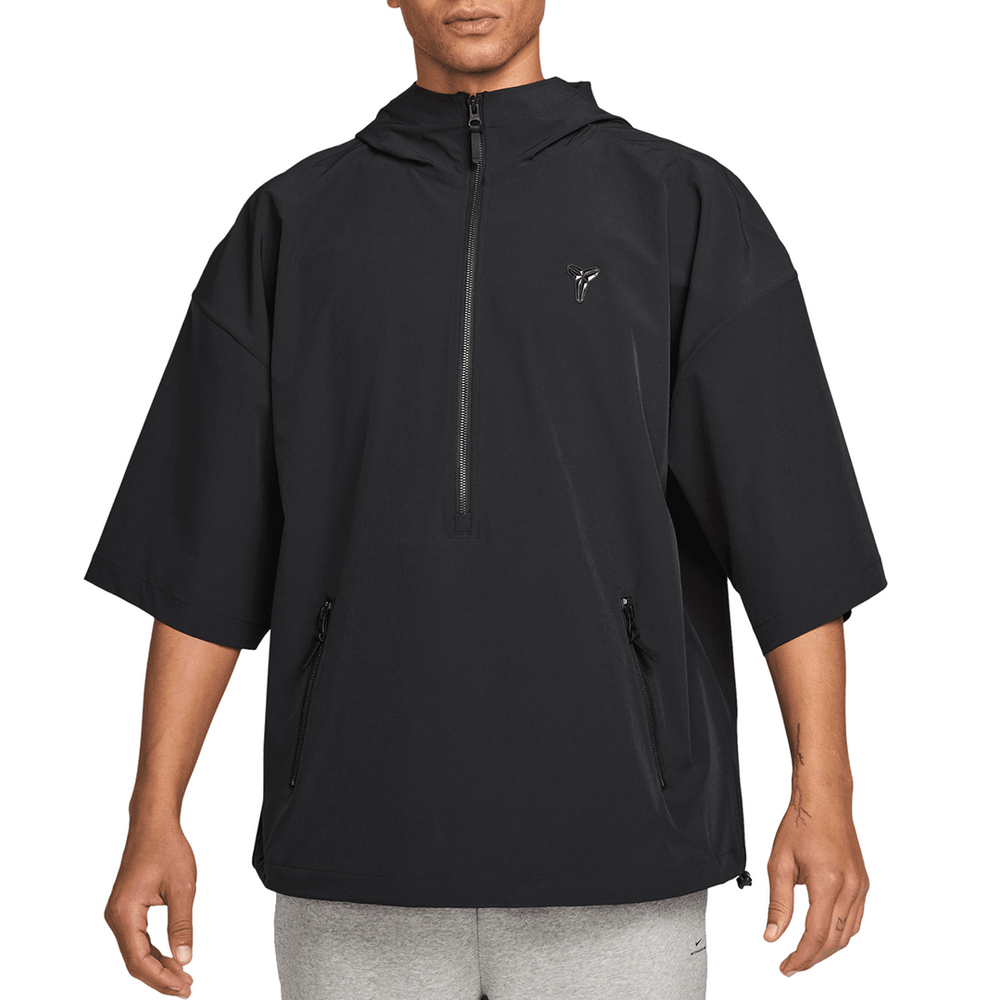 KOBE HOODED BASKETBALL JACKET BLACK