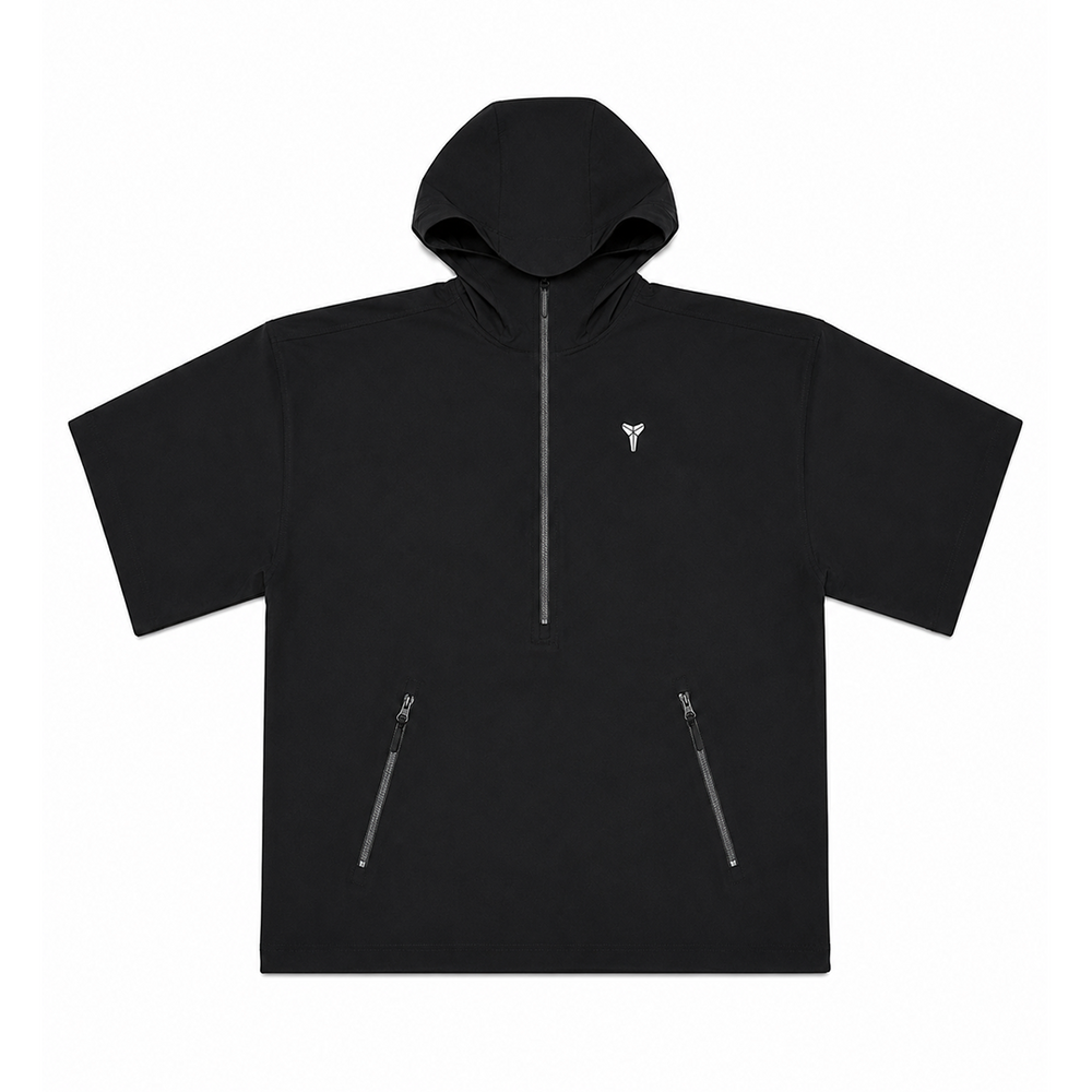 KOBE HOODED BASKETBALL JACKET BLACK