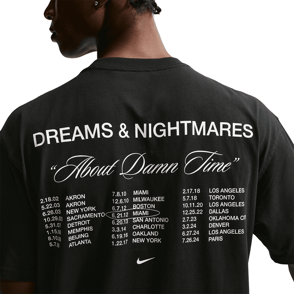 LEBRON "DREAMS AND NIGHTMARES" T-SHIRT BLACK