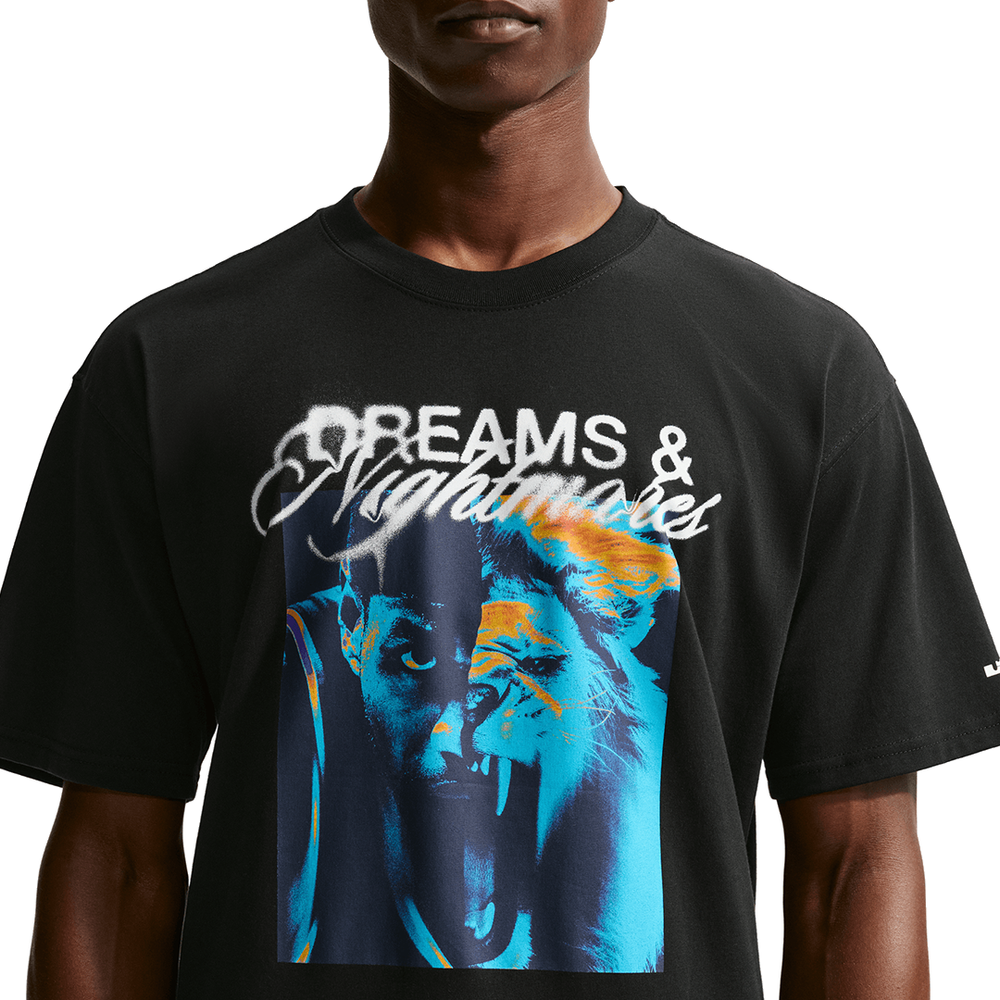 LEBRON "DREAMS AND NIGHTMARES" T-SHIRT BLACK