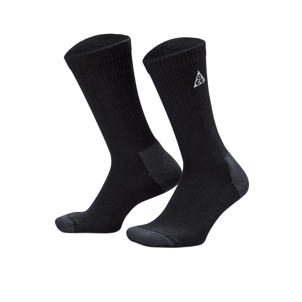 ACG EVERYDAY ELEVATED CREW SOCKS BLACK