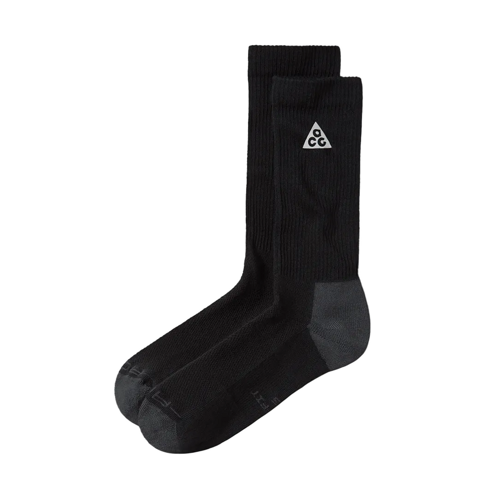 ACG EVERYDAY ELEVATED CREW SOCKS BLACK