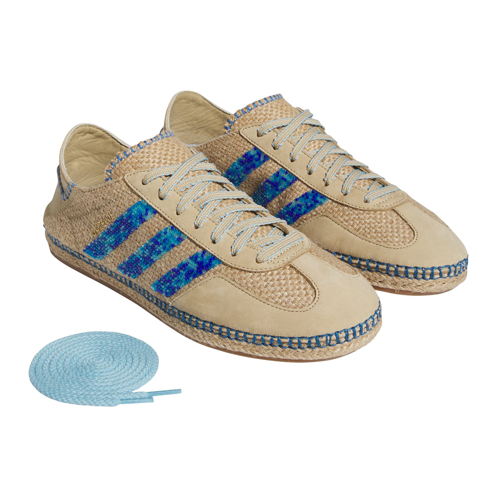 ADIDAS x CLOT GAZELLE- LINEN KHAKI/LIGHT BLUE