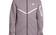 NRG TECH FLEECE ZIP HOODIE VIOLET ORE/WHITE