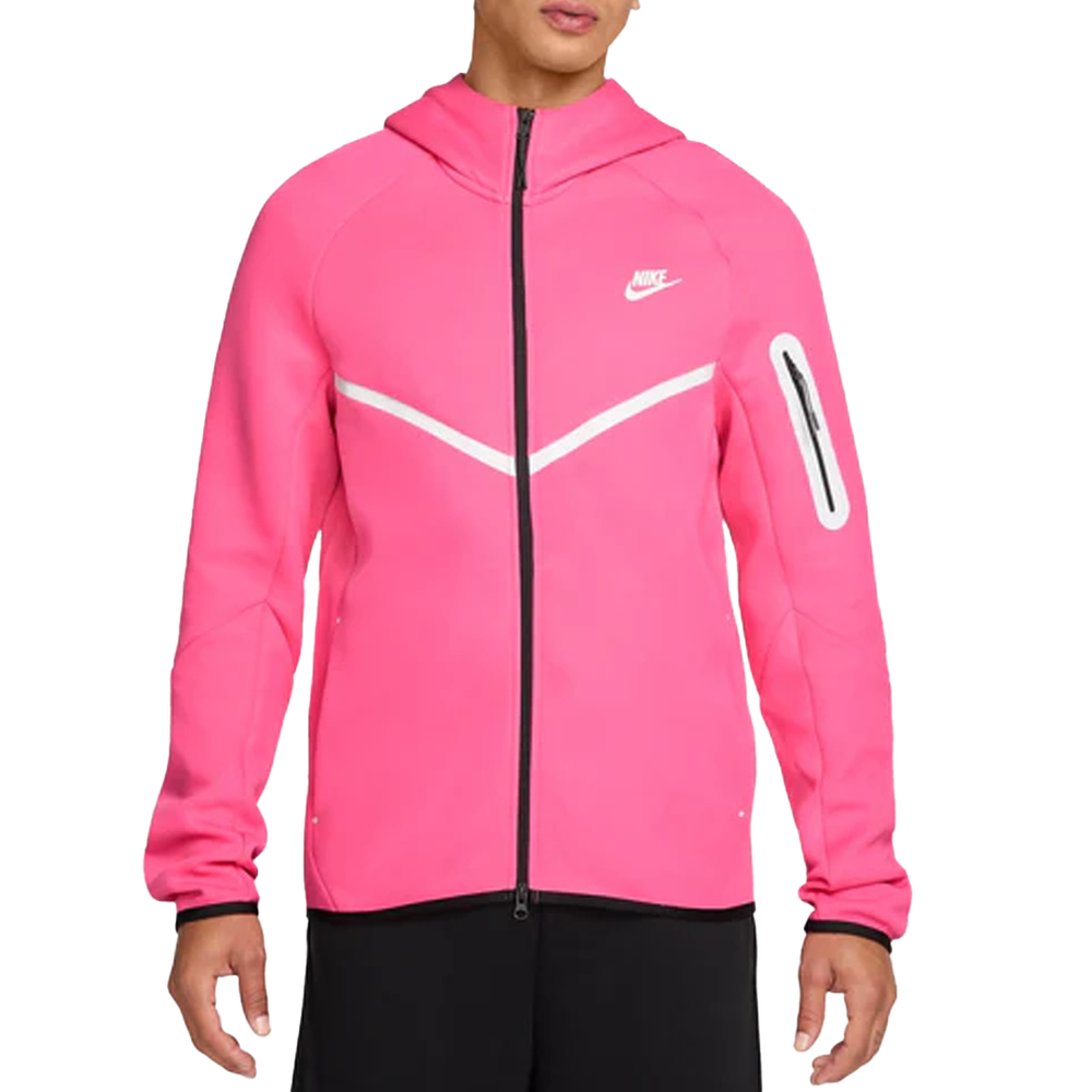 NRG TECH FLEECE HOODIE PINKSICLE/WHITE