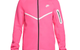 NRG TECH FLEECE HOODIE PINKSICLE/WHITE
