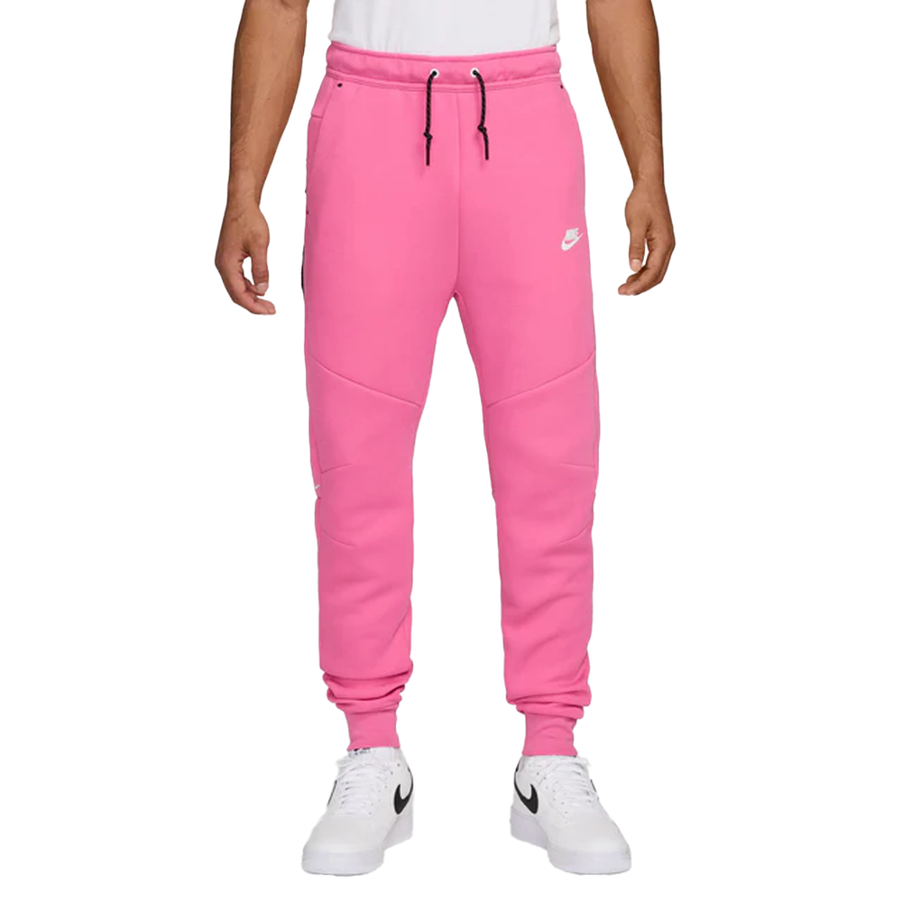 NRG TECH FLEECE SLIM CUFF PANTS PINKSICLE/WHITE