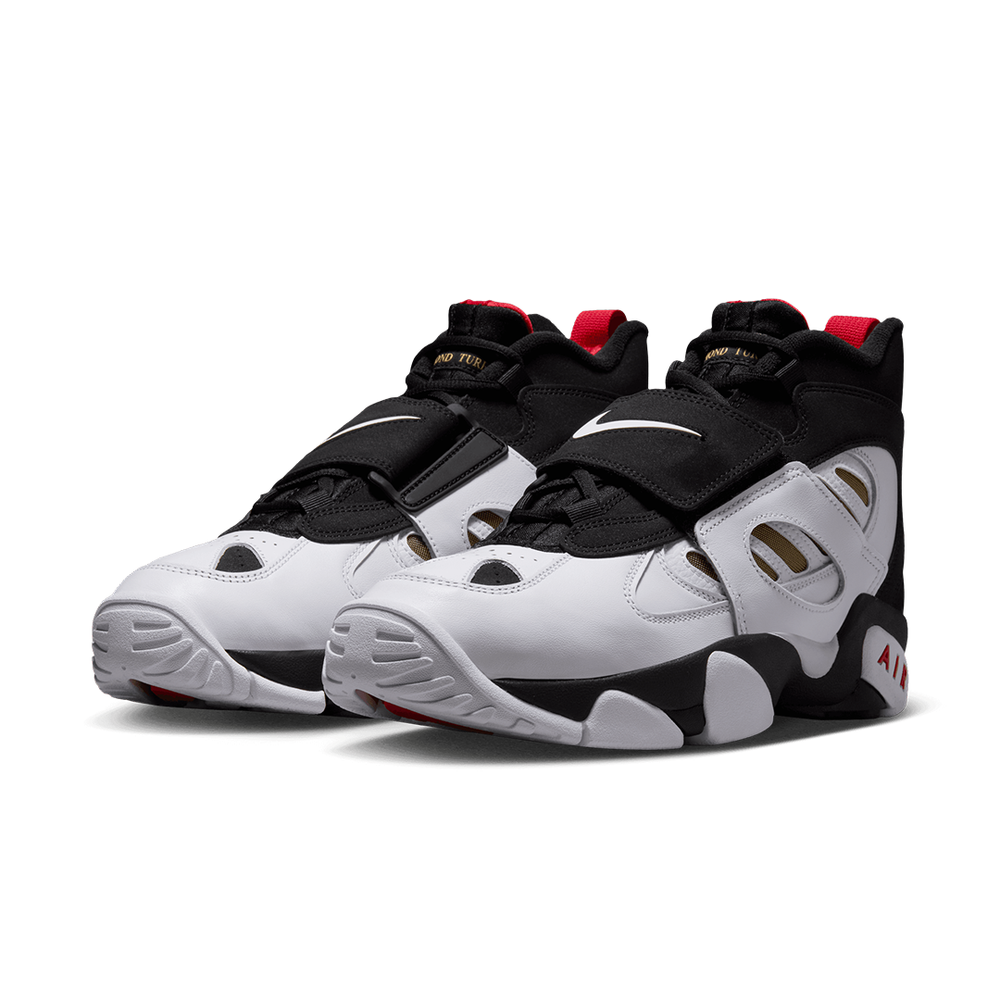 AIR DIAMOND TURF II "49ERS" BLACK / WHITE-FIRE RED