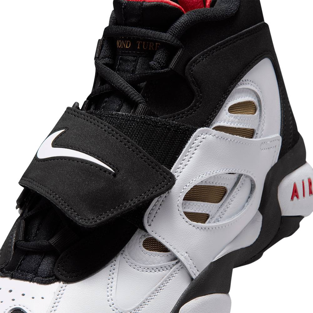 AIR DIAMOND TURF II "49ERS" BLACK / WHITE-FIRE RED