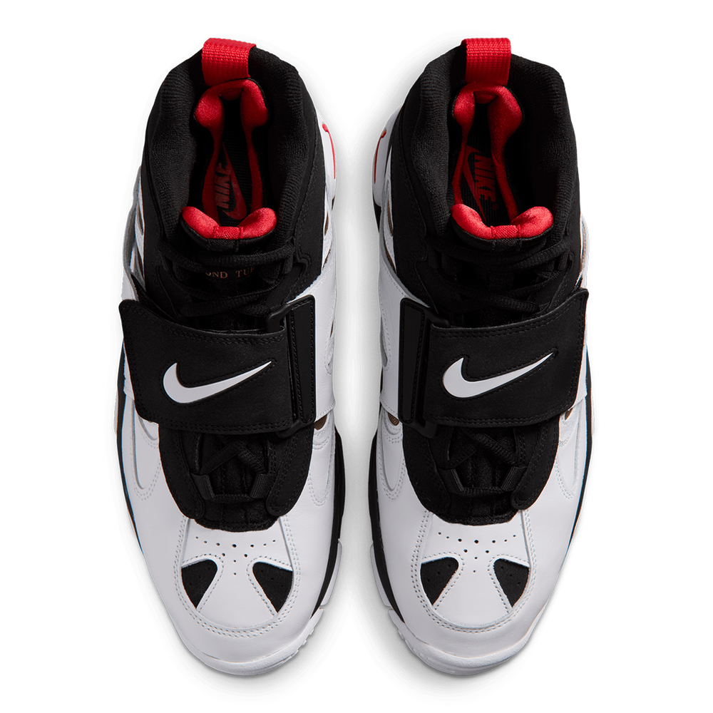 AIR DIAMOND TURF II "49ERS" BLACK / WHITE-FIRE RED