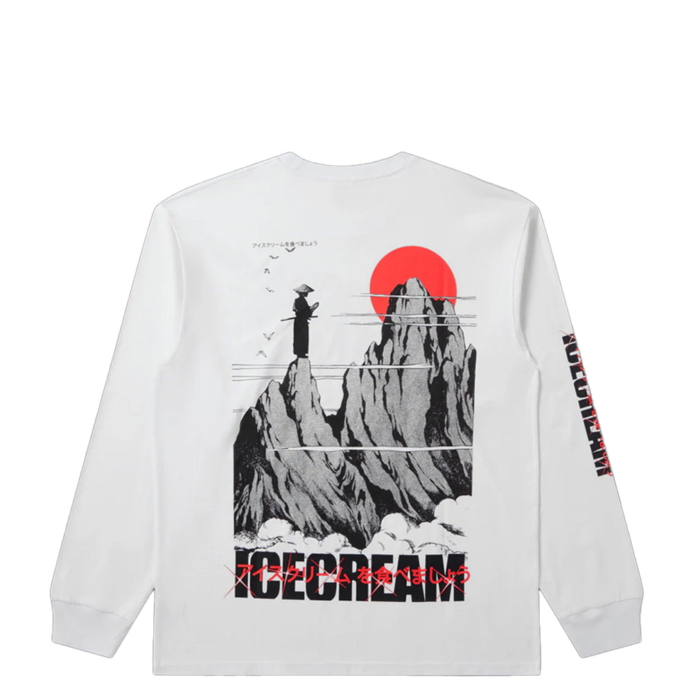 TRAIN HARDER LONG SLEEVE KNIT WHITE