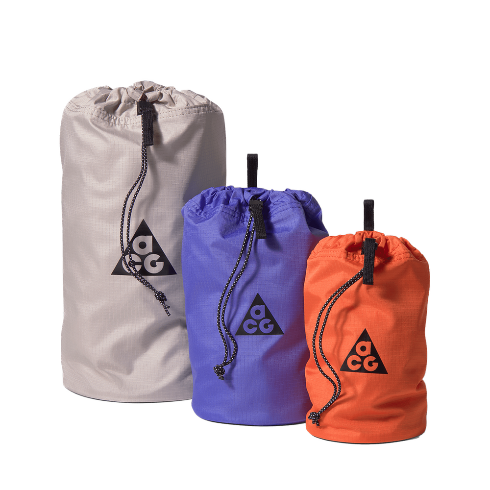 ACG STUFF SACK 3-PACK MULTI-COLOR / BLACK