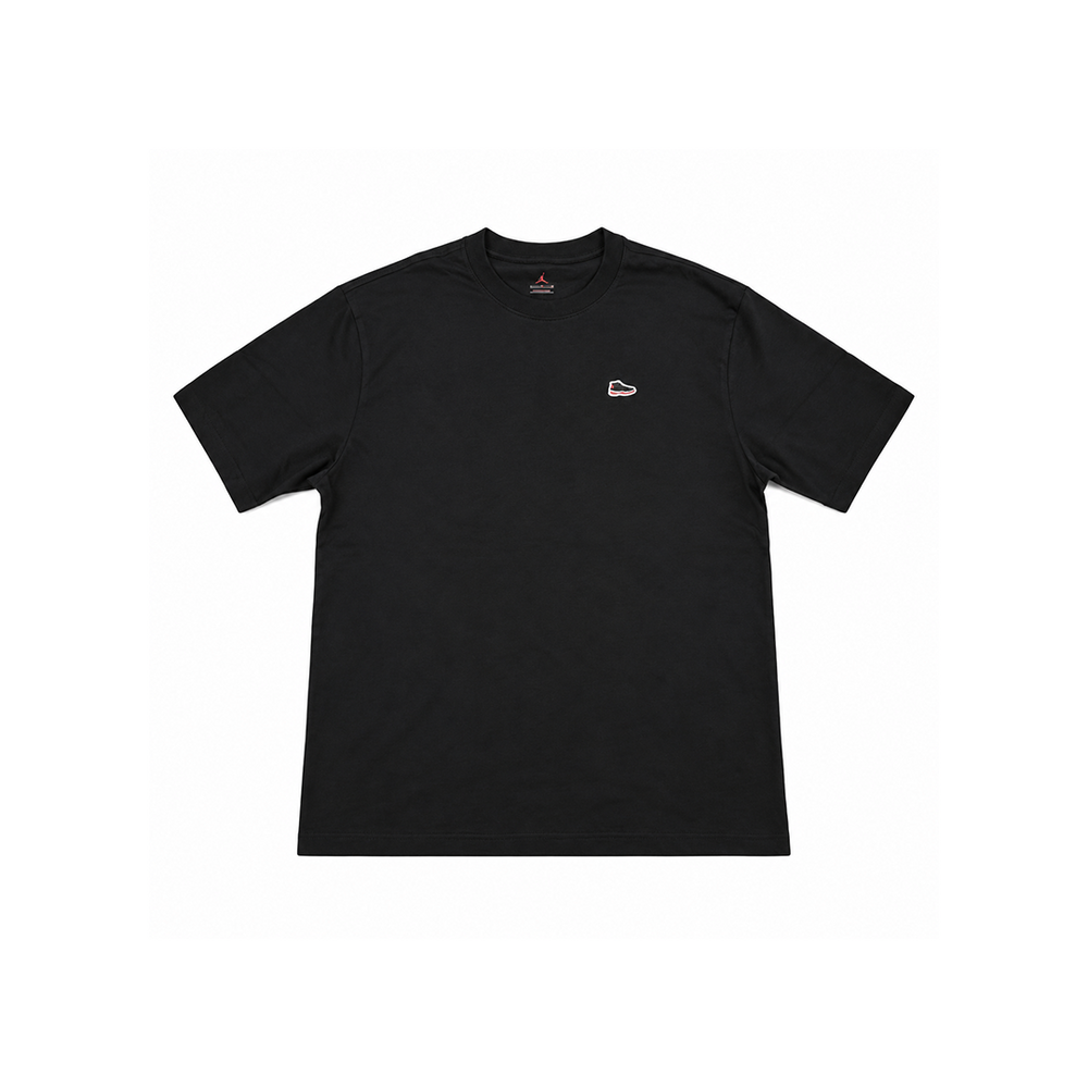 AJ11 T-SHIRT BLACK / GYM RED