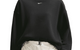 WOMEN'S STUDIO FLEECE MEDIUM WEIGHT SWEATSHIRT TOTAL BLACK