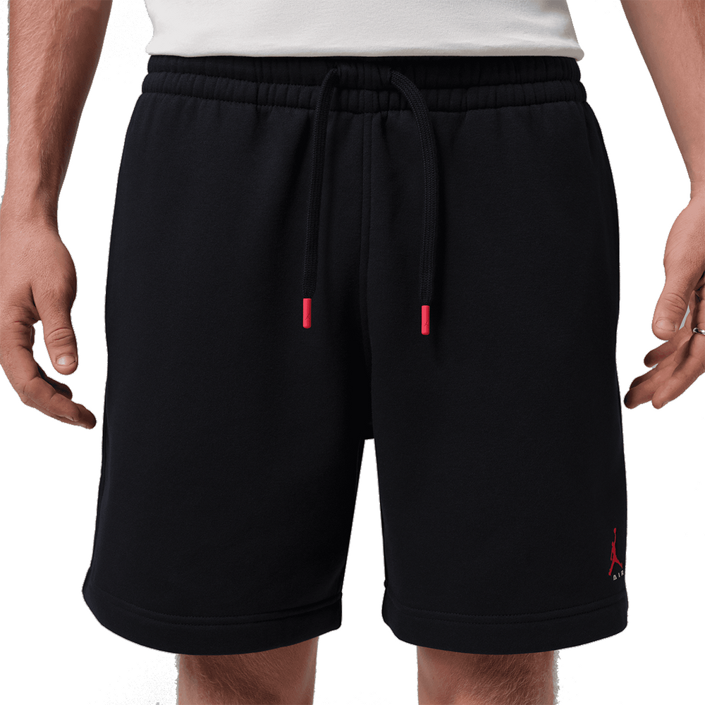 JORDAN BROOKLYN SHORTS BLACK / UNIVERSITY RED