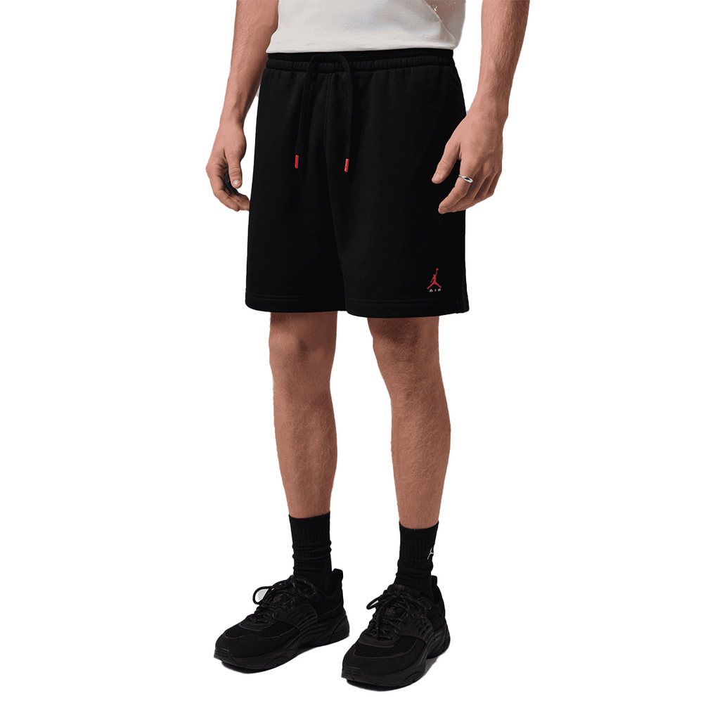 JORDAN BROOKLYN SHORTS BLACK / UNIVERSITY RED