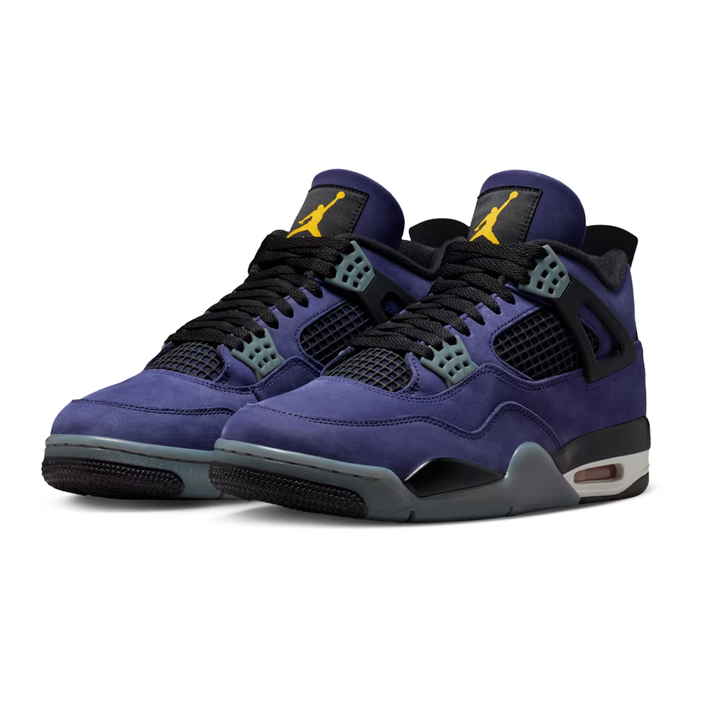 AIR JORDAN 4 RETRO "LAKERS IMPERIAL PURPLE"