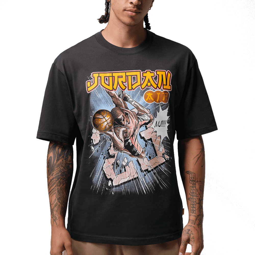 MJ BROOKLYN 85 ANIME T-SHIRT OFF NOIR