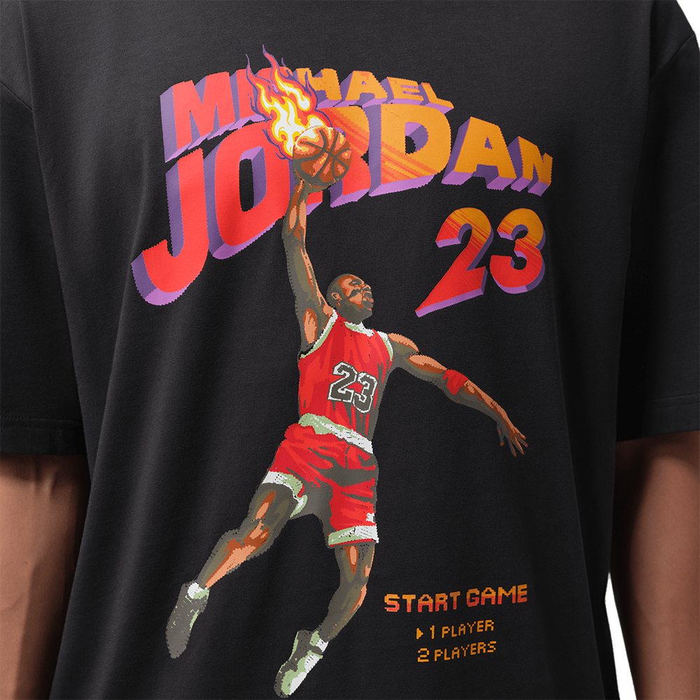 JORDAN BROOKLYN GRAPHIC T-SHIRT OFF NOIR