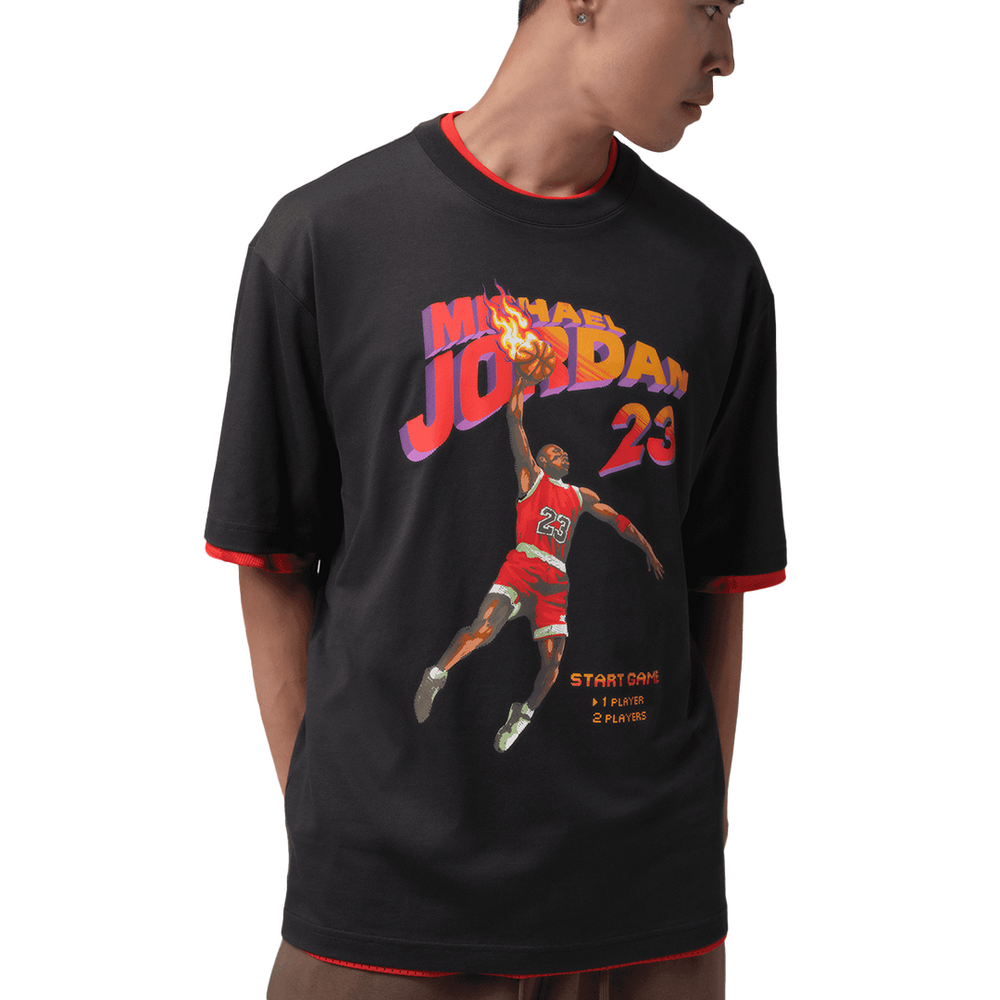 JORDAN BROOKLYN GRAPHIC T-SHIRT OFF NOIR