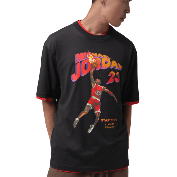 JORDAN BROOKLYN GRAPHIC T-SHIRT OFF NOIR
