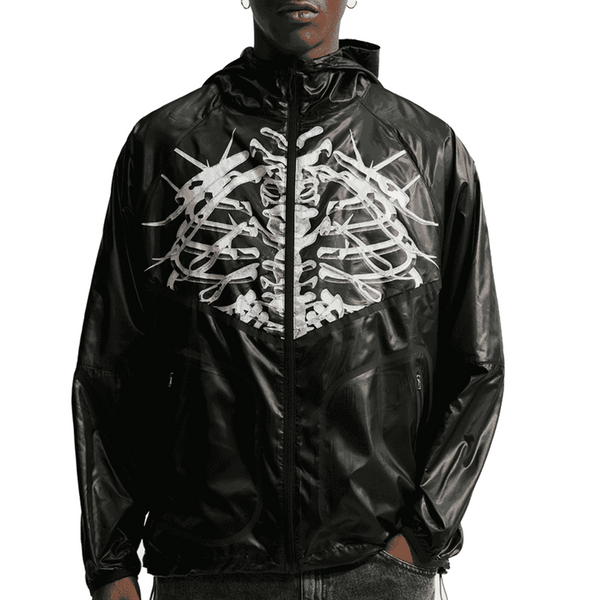 NIKE SKELETON WINDRUNNER BLACK