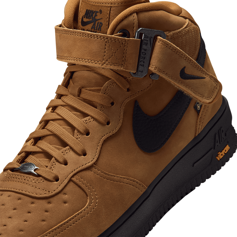 AIR FORCE 1 MID '07 GORE-TEX VIBRAM WHEAT / BLACK-TOTAL ORANGE