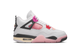 AIR JORDAN 4 RETRO (GS) "COMIC" OFF WHITE / FIRE PINK