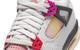 AIR JORDAN 4 RETRO (GS) "COMIC" OFF WHITE / FIRE PINK