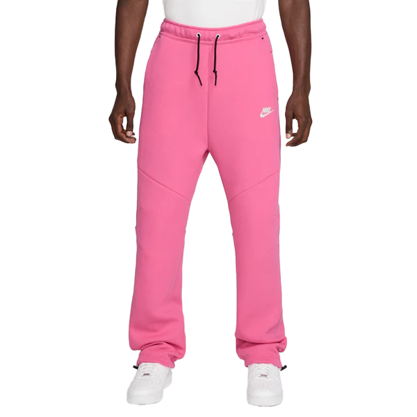 NRG TECH FLEECE DRAWSTRING CUFF PANTS PINKSICLE/WHITE
