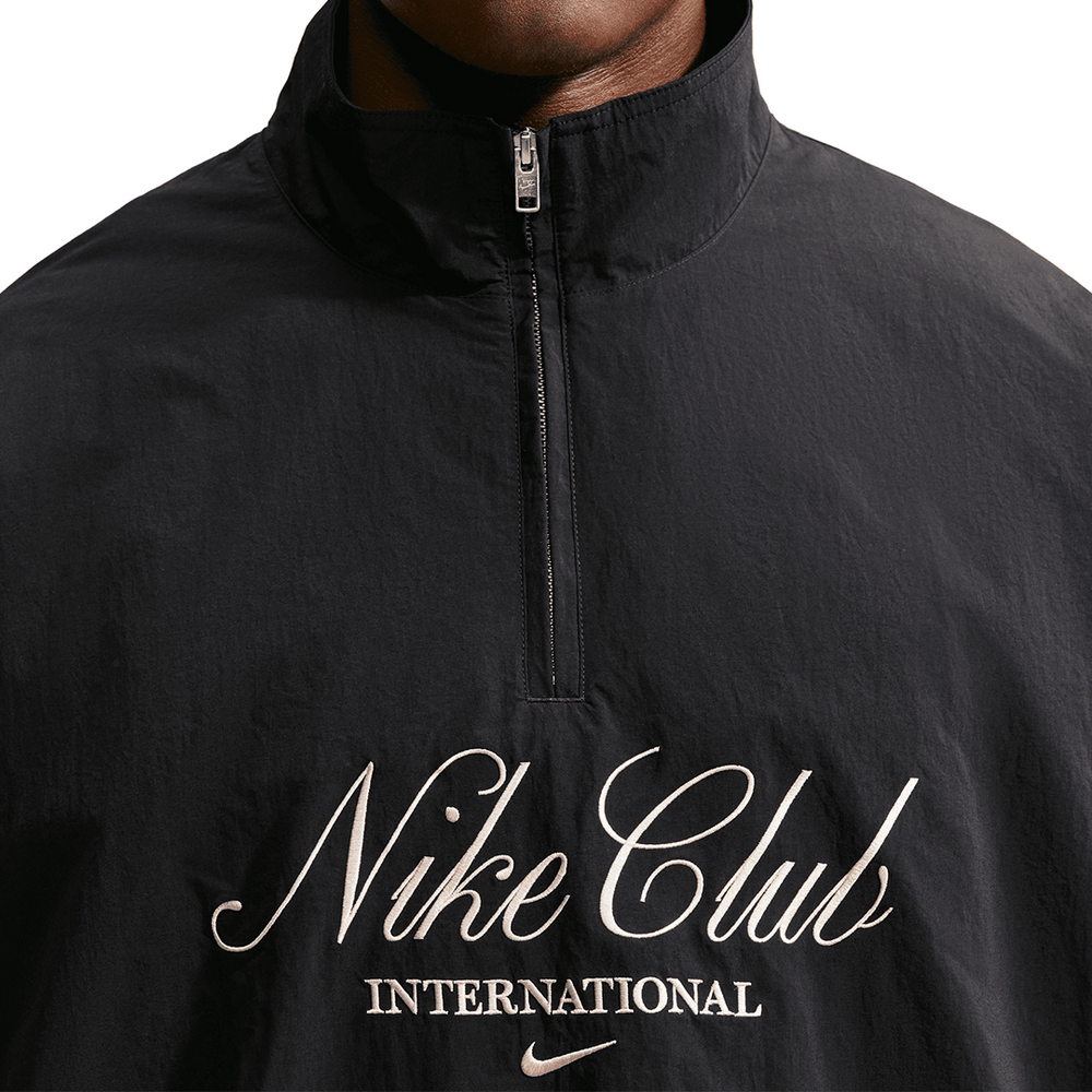 CLUB 1/2 ZIP JACKET BLACK / SANDDRIFT
