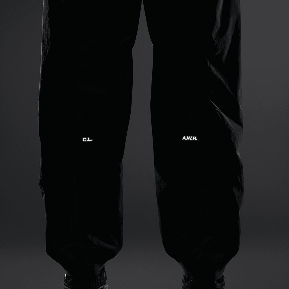 NOCTA MARQUIS ZOMBIE CUT TRACK PANTS BLACK