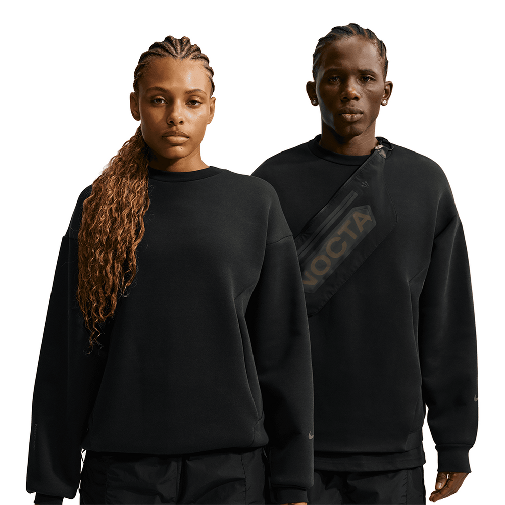 NOCTA MARQUIS TRAPEZOID CUT CREWNECK BLACK