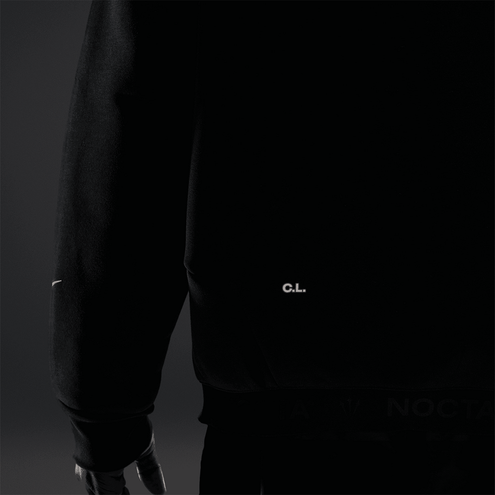 NOCTA MARQUIS TRAPEZOID CUT CREWNECK BLACK