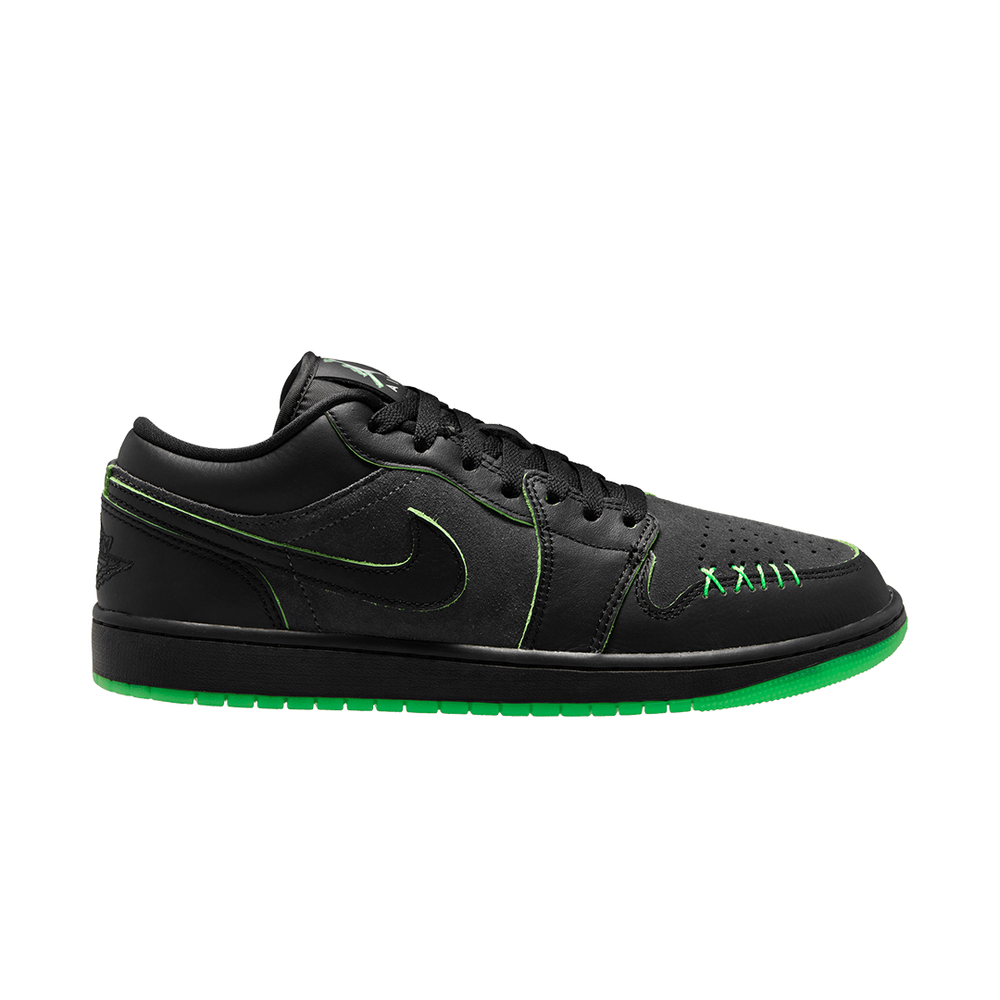 AIR JORDAN 1 LOW SE BLACK / SCREAM GREEN