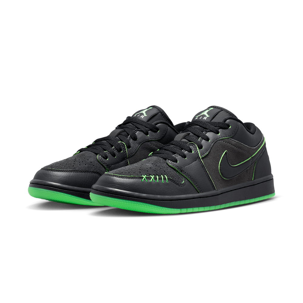 AIR JORDAN 1 LOW SE BLACK / SCREAM GREEN