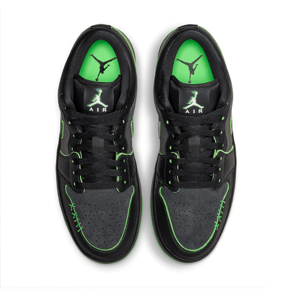 AIR JORDAN 1 LOW SE BLACK / SCREAM GREEN
