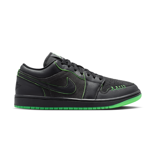 AIR JORDAN 1 LOW SE BLACK / SCREAM GREEN