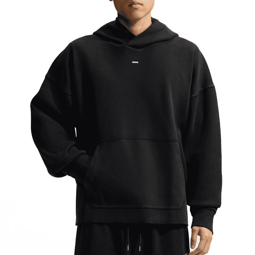 SPORTSWEAR ICE SILVER HOODIE BLACK