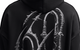 SPORTSWEAR ICE SILVER HOODIE BLACK