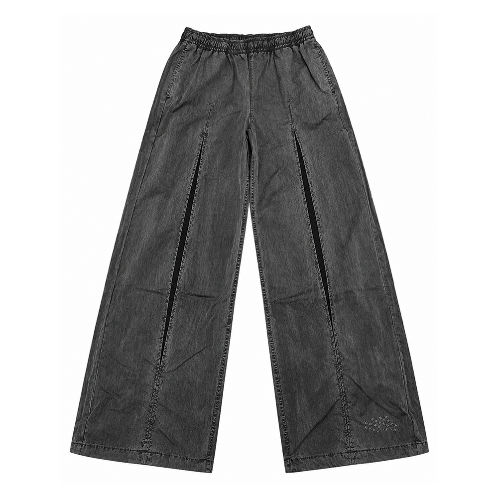 JORDAN OVERSIZED TRACK PANTS BLACK / DARK SMOKE GREY