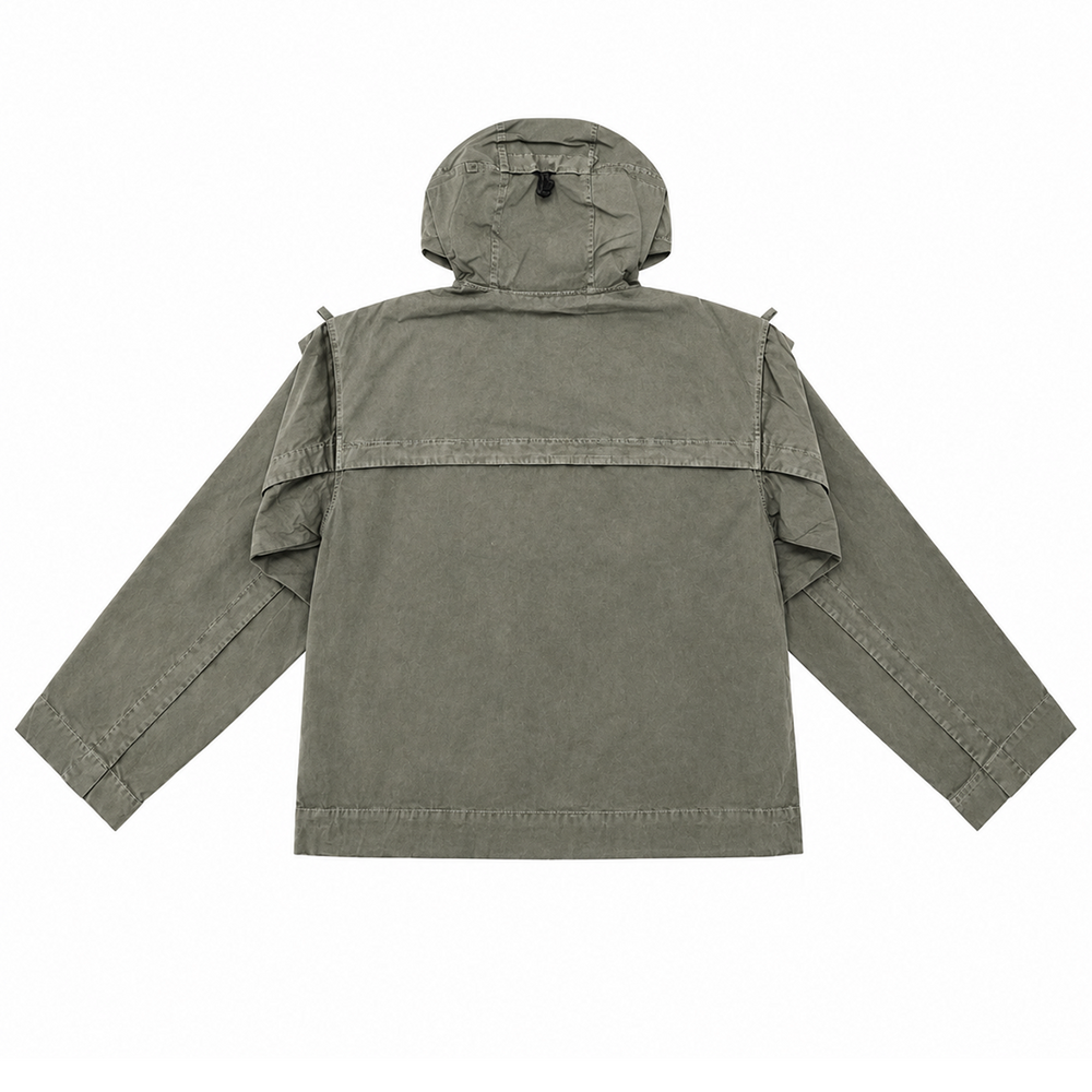 JORDAN STARS CROPPED SHELL JACKET CAVE STONE