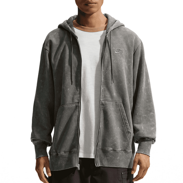 CLUB FULL ZIP HOODIE CAVE STONE