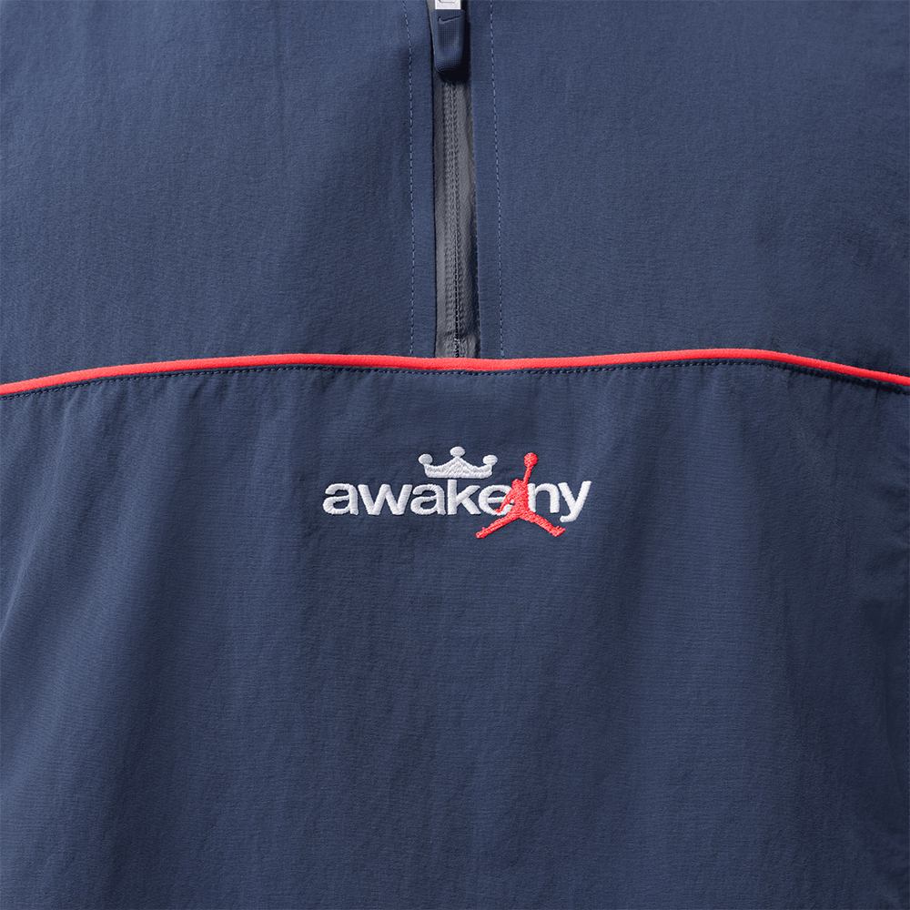 JORDAN X AWAKE NY TRACK JACKET MIDNIGHT NAVY / INFRARED 23