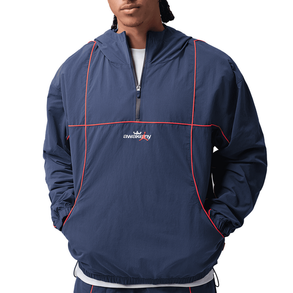 JORDAN X AWAKE NY TRACK JACKET MIDNIGHT NAVY / INFRARED 23