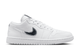 WOMEN'S AIR JORDAN 1 LOW SE WHITE/METALLIC SILVER