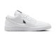 WOMEN'S AIR JORDAN 1 LOW SE WHITE/METALLIC SILVER