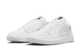 WOMEN'S AIR JORDAN 1 LOW SE WHITE/METALLIC SILVER