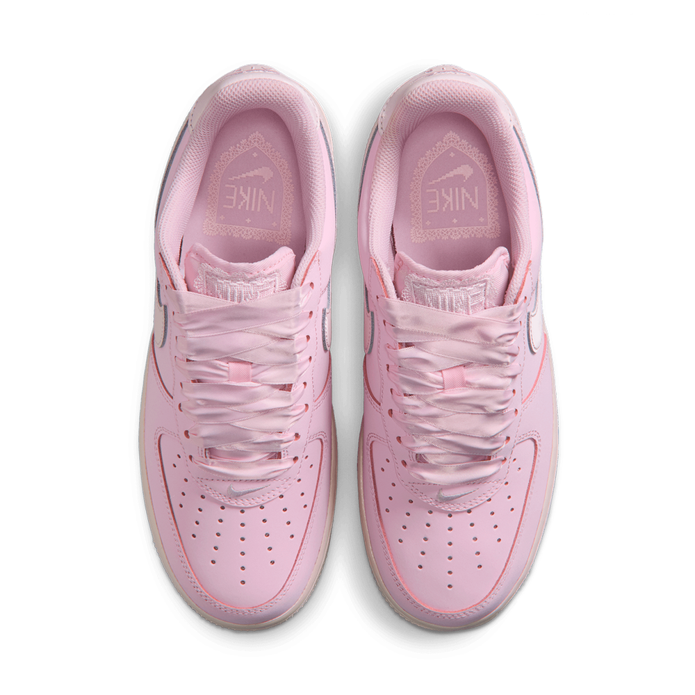 WOMEN'S AIR FORCE 1 RETRO PREMIUM PINK FOAM "RIBBON LACE"