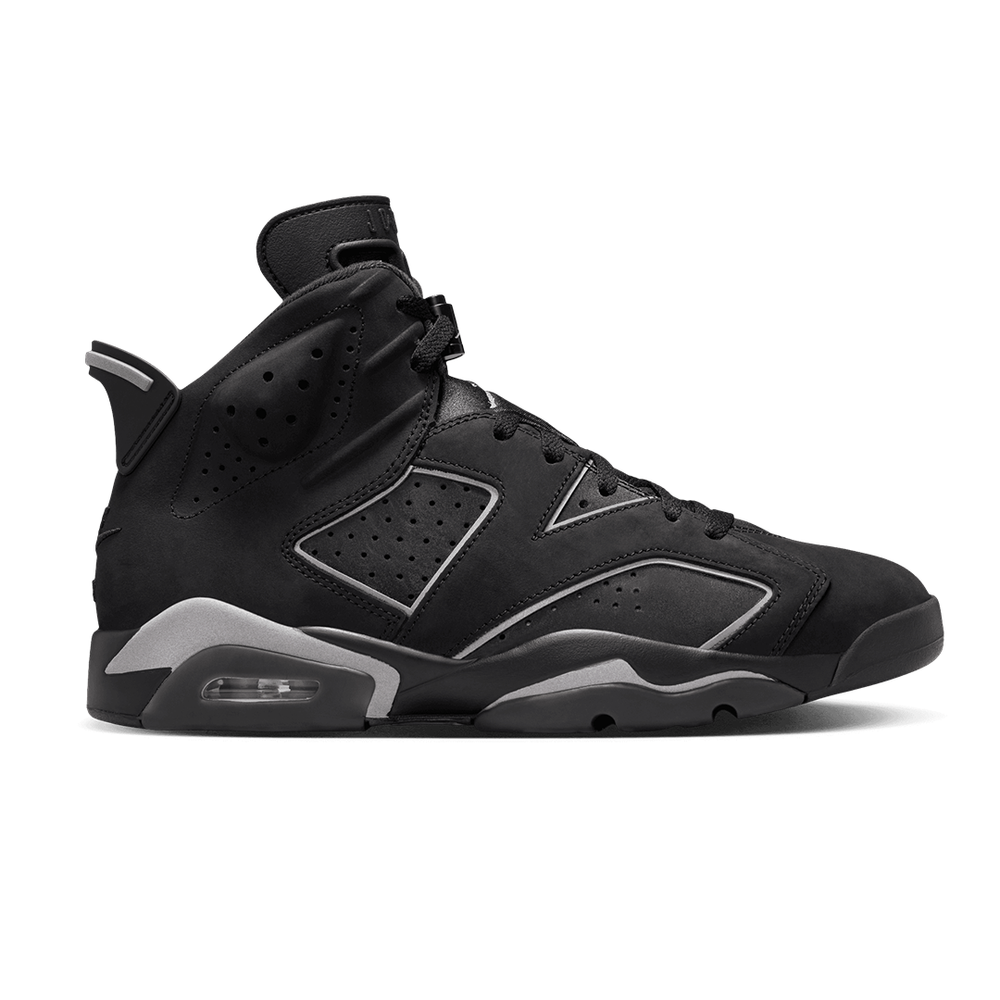 AIR JORDAN 6 RETRO BLACK/SILVER "CAP AND GOWN"